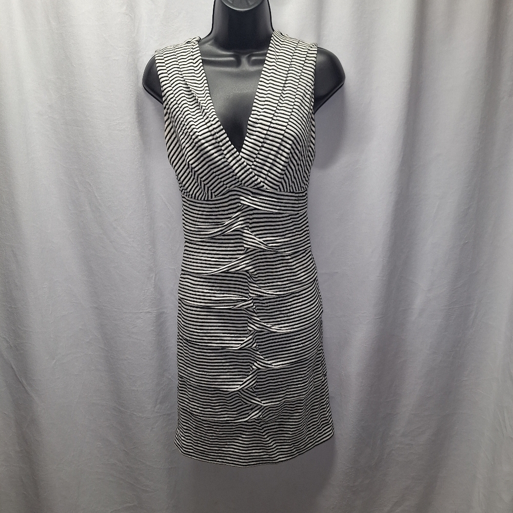 Nicole miller striped dress size small